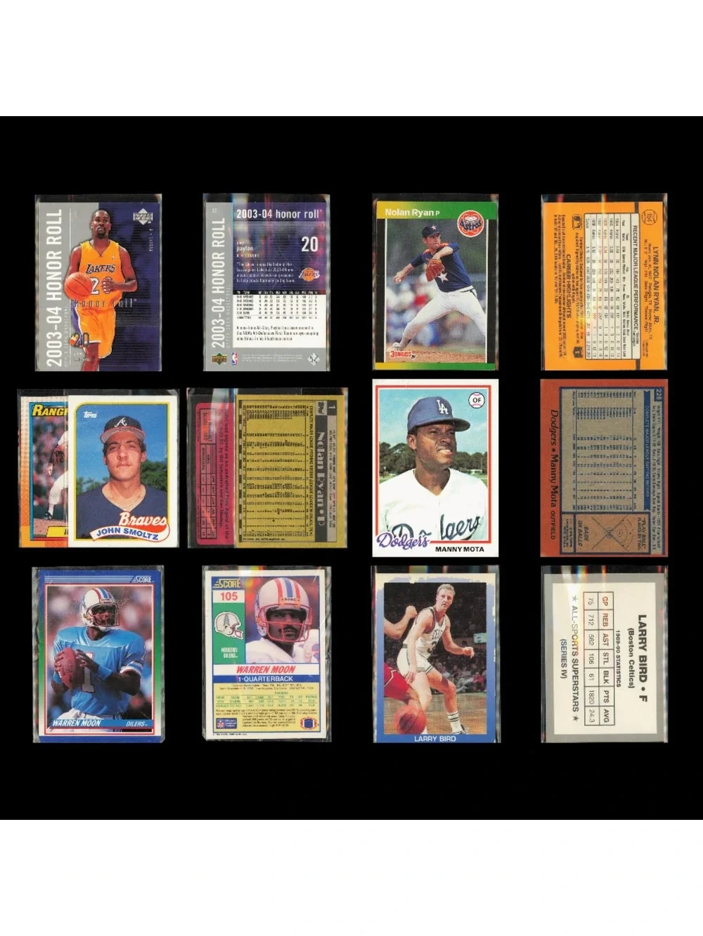 Vintage 105-Card HOF & Stars Lot Baseball Basketball Football NBA NFL MLB *READ*